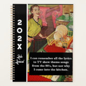 なぜ私はキッ来チヴィンテージに入ったおもしろい プランナー手帳 (正面)