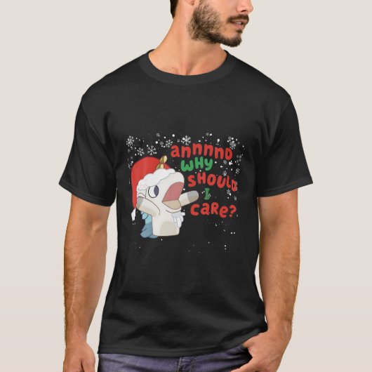 なぜ私は皮肉気になおもしろいユニコーン・サン Tシャツ (正面)
