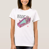 なぜ秋の愛で、ときに眠ることができる秋ゴシック Tシャツ (正面)