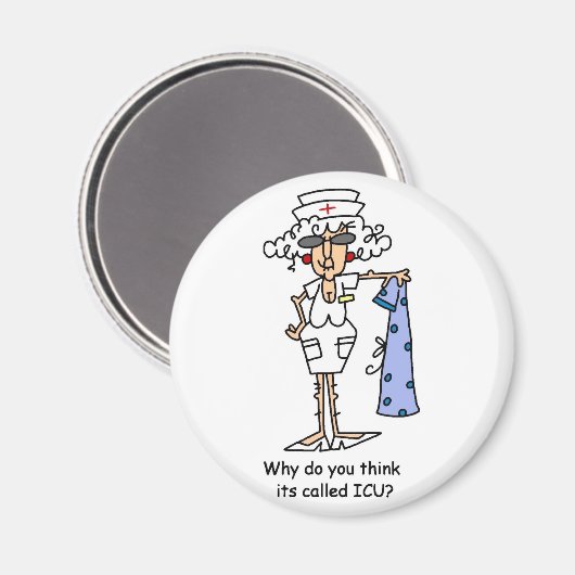 なぜ考えICUと呼ばれているの? マグネット (正面/裏面)