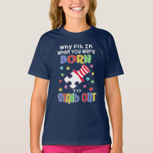 なぜ自閉症支援誕生日ノベルティ Tシャツ