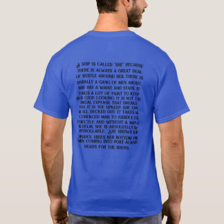 なぜ船は「彼女」と呼ばれる？Tシャツ Tシャツ