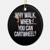 なぜ車で行ける?おもしろいに最適 セラミックオーナメント (左)