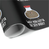 なぜ醤油Pun Dark BG ラッピングペーパー (ロールコーナー)