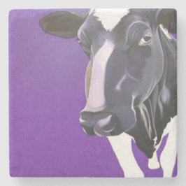 "なぜ長い顔か。 "石造り牛コースター ストーンコースター