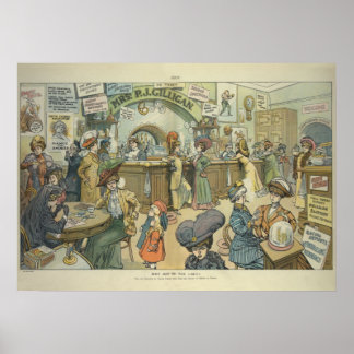 「なぜ限界に達しないのか」（1909年） ポスター