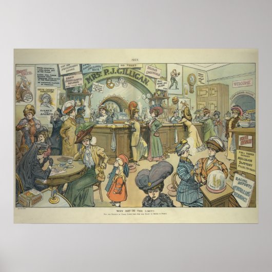 「なぜ限界に達しないのか」（1909年） ポスター (正面)