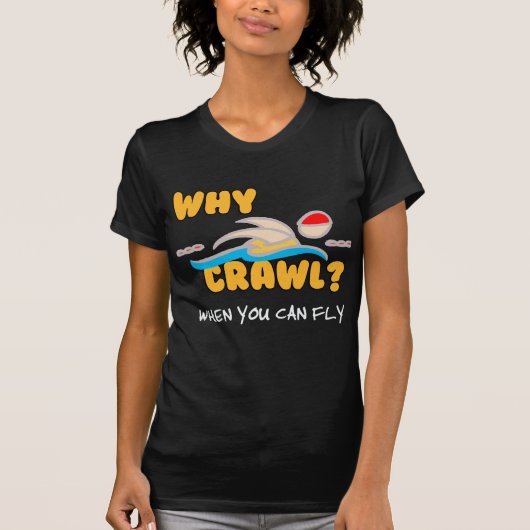 なぜ除行か。 蝶! Tシャツ (正面)