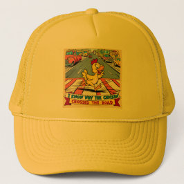 なぜ鶏が道路を渡ったのか知っている キャップ