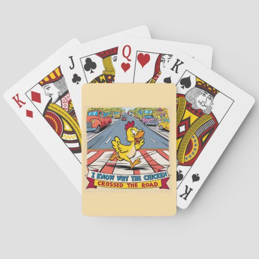 なぜ鶏が道路を渡ったのか知っている トランプ (裏面)