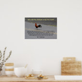 なぜ鶏は十字を切った?-ポスター ポスター (キッチン)