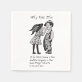 なぜ2028年に完全投票 スタンダードカクテルナプキン (正面)