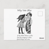 なぜ2028年に完全投票 ポストカード (裏面)