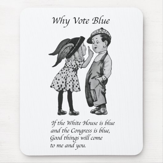 なぜ2028年に完全投票 マウスパッド (正面)