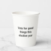 なぜ2028年に完全投票 紙コップ (裏面)