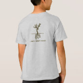 なぜ6人は7人を恐れたのか。 – 数おもしろい点 Tシャツ (裏面)