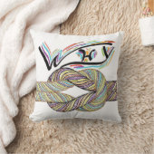 「なぜ」は無限の装飾用クッション クッション (ブランケット)