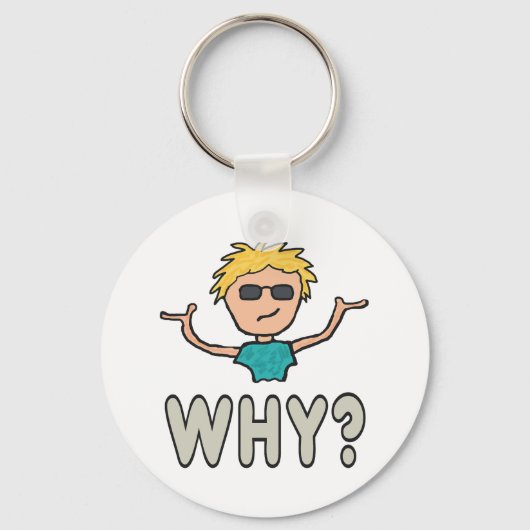 なぜ？ キーホルダー (正面)