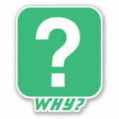 なぜ？ シール (正面)