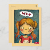なぜ？ ポストカード (正面/裏面)