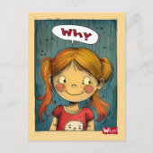 なぜ？ ポストカード (正面)