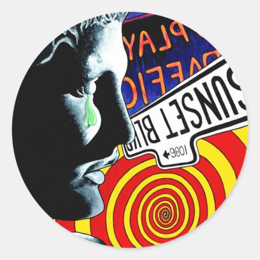 「なぜ」 ラウンドシール (正面)