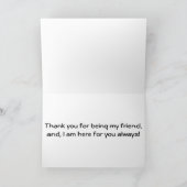 なぜ「私たち」は「友達」で、私は「あなた」のためにここにいるのか カード (内部)