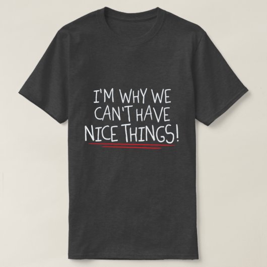 なぜ… Tシャツ (デザイン正面)