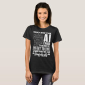 なぜAIは道路計算機科学を横断した Tシャツ (正面フル)