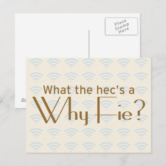 なぜFieだ？ ポストカード (正面/裏面)