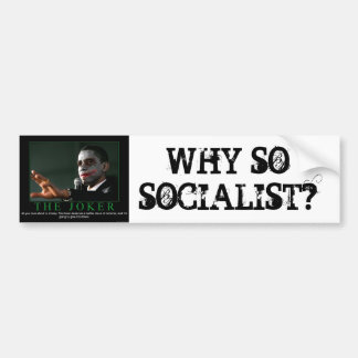 なぜSOSOCIALISTか。 バンパーステッカー