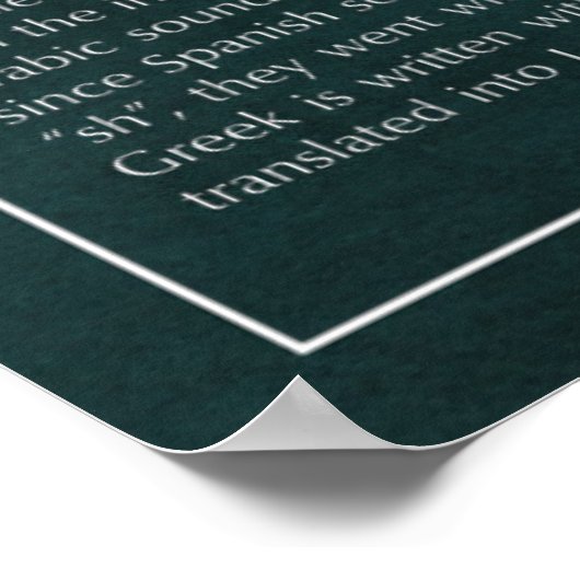 なぜXが？ ポスター (角)