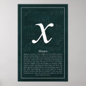 なぜXが？ ポスター (正面)