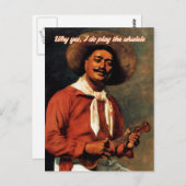 なぜYesがウクレレ遊カードをするのか ポストカード (正面/裏面)