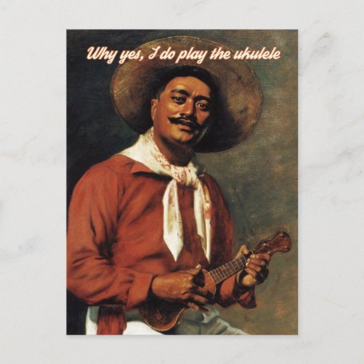なぜYesがウクレレ遊カードをするのか ポストカード (正面)