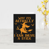 なぜYes実際に私はスティックのハロウィーン202を駆動することができる カード (黄色い花)