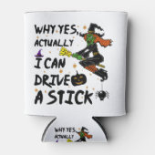 なぜYes実際に私はスティックの魔女を駆動おもしろいできる 缶クーラー (正面)