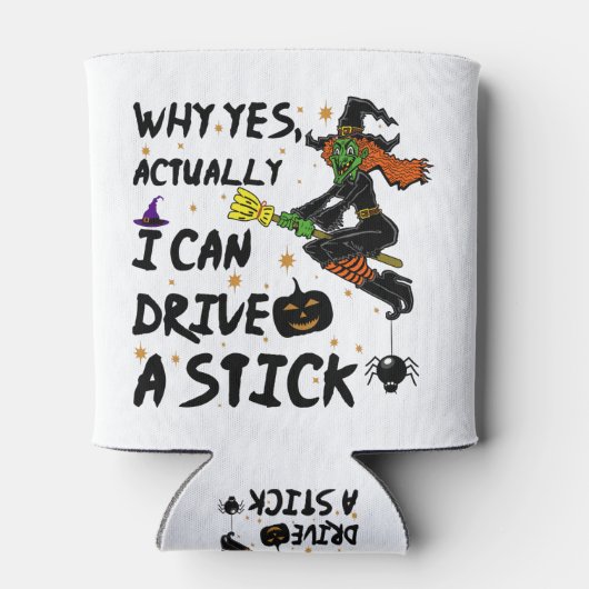 なぜYes実際に私はスティックの魔女を駆動おもしろいできる 缶クーラー (裏面)