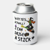 なぜYes実際に私はスティックの魔女を駆動おもしろいできる 缶クーラー (缶裏面)