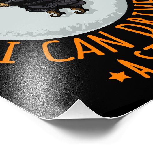 なぜYes実際に私はスティックの魔女を駆動することができる2024 フォトプリント (角)