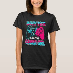 なぜYes私はゲーマー男の子の女性コンソールのビデオゲーム Tシャツ