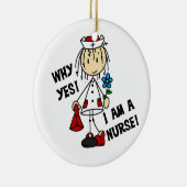 なぜYesIはナース セラミックオーナメント (右)