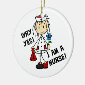 なぜYesIはナース セラミックオーナメント (左)