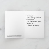 なぞなぞ: 愛が永遠に季節を問わない時のカード カード (内部)