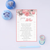 なぞの人物カード チラシ (シングル)