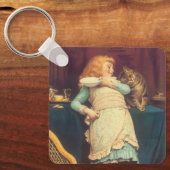 なだめることはからかうことより良い チャールズ・バートン・バーバー キーホルダー (正面)