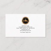 なだめるようで澄んな青海原の供給の波の鉛管工 名刺 (裏面)