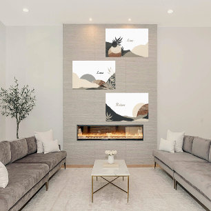 なだめるような抽象芸術アーストーンマウンテンキャンバスアート キャンバスプリント