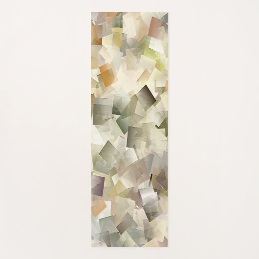 なだめるような迷彩柄... ヨガマット (正面)