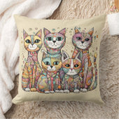 なだめる猫のクッション クッション (ブランケット)